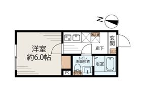 ホワイトキューブ若宮の間取り画像