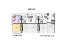 ラポールBの間取り画像