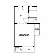 コーポ芳苑の間取り画像