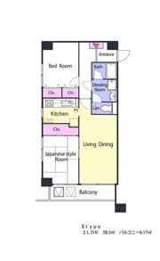 カーサ・ピノの間取り画像