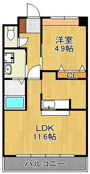 エクスプローラ中貫の間取り画像