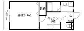 コスモス弐番館の間取り画像