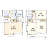 三鷹市井口4丁目貸戸建の間取り画像