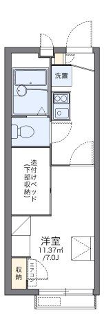 レオパレス森小路の間取り画像