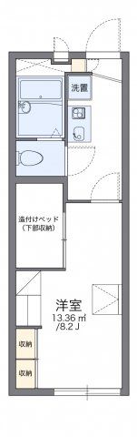 レオパレススカイヒルズの間取り画像