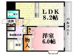 コンフォート原田の間取り画像