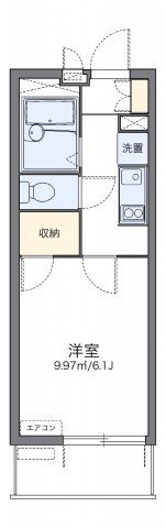 レオパレス中川Ⅱの間取り画像