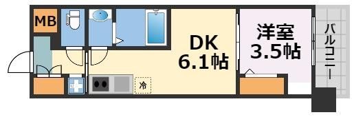 Dimora難波の間取り画像