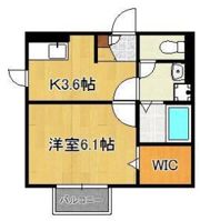 Carnelian 穴生の間取り画像