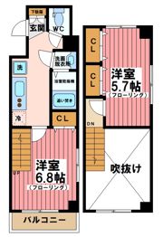 つつじヶ丘エクセルハイツⅤの間取り画像