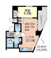 イーストサイドの間取り画像