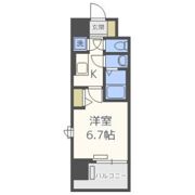 レジュールアッシュウエストレジスの間取り画像