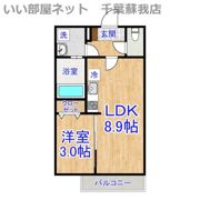 (仮称)ジーメゾン千葉村田町エベッラの間取り画像