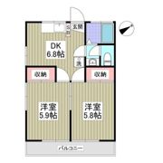 ハイツ久我山の間取り画像
