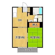 グリーンハイツ住吉の間取り画像