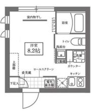 COCOCUBE新御徒町Eastの間取り画像