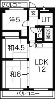 ウィズユー苅安賀の間取り画像
