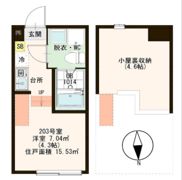 ヒロッズ竹ノ塚の間取り画像