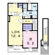 ルーラル朝倉 Aの間取り画像