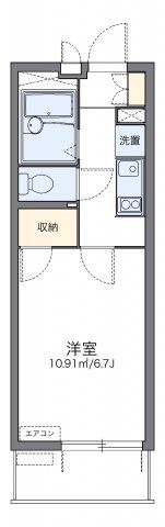 レオパレスクオラの間取り画像