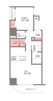 プレサンス北浜パレスの間取り画像