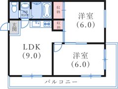 ダイバーシティ神戸長田C棟の間取り画像