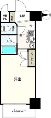 ラナップスクエア同心の間取り画像