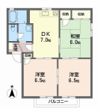 ディアス三町の間取り画像