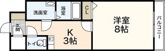 竹田ビル弐番館の間取り画像