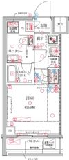 クレヴィスタ横浜関内の間取り画像