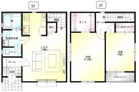 アイノアールAの間取り画像
