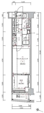 ベルシード板橋本町プレミアⅡの間取り画像