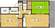 グリーンハイツ上安の間取り画像