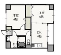ウッドコート医大南の間取り画像