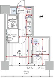 パークアクシス市川の間取り画像