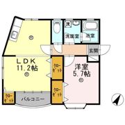 ツインハウス木村 Bの間取り画像