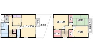 モンテアンヴァレA棟の間取り画像