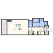 S-RESIDENCE谷町五丁目の間取り画像
