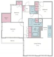 レジディア上目黒の間取り画像