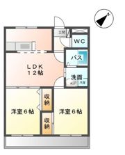 ベルメゾン高丘の間取り画像