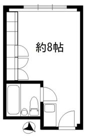 赤坂レジデンシャルホテルの間取り画像