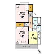 ピュア深大の間取り画像