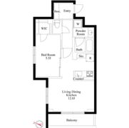 ラ・ペルラ柿の木坂の間取り画像