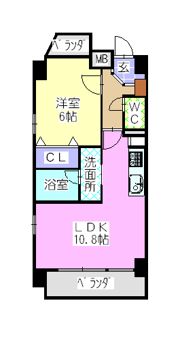 レージュサンパティックの間取り画像