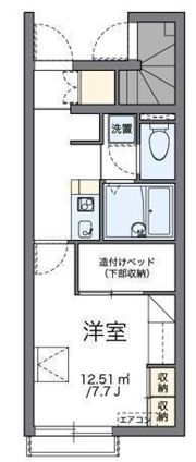 レオパレスとねりこ2の間取り画像