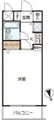 星川ダイヤモンドマンションの間取り画像