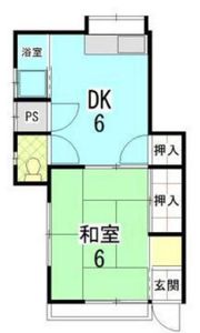 倉本アパートの間取り画像