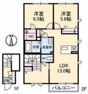 カルムプレイスの間取り画像