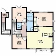 シャルマン小杉 Bの間取り画像