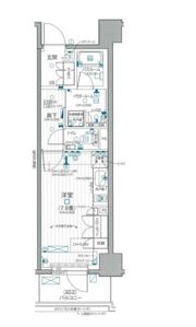 デュオステージ関内Ⅱの間取り画像